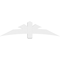 Ekena Millwork Davenport Architectural Grade PVC Gable Bracket, 72"W x 18"H x 2"D x 6"F, 6/12 Pitch GBP072X18X0206DAV00 - alternate 4